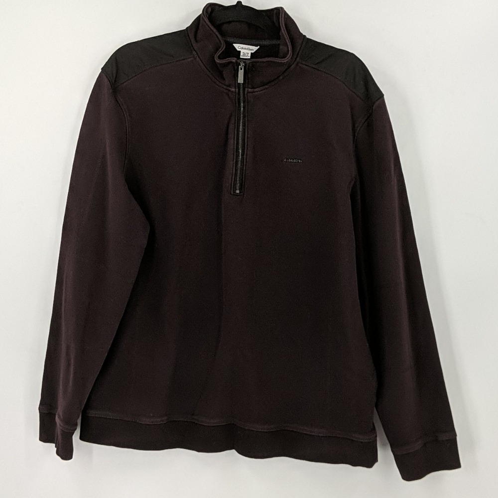 Men's CALVIN KLEIN 1/4 Zip Pullover Shirt